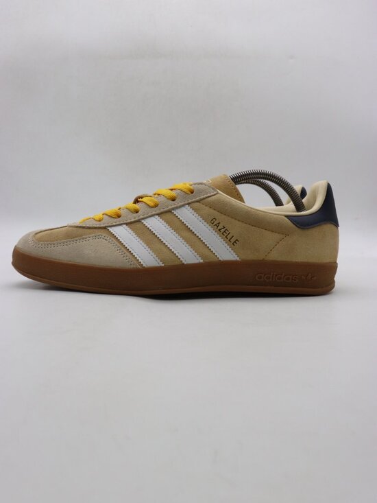Adidas Gazelle Men\'s 10.5 Indoor Oat Brown White Casual Athletic Sneakers JI3523 main image 6